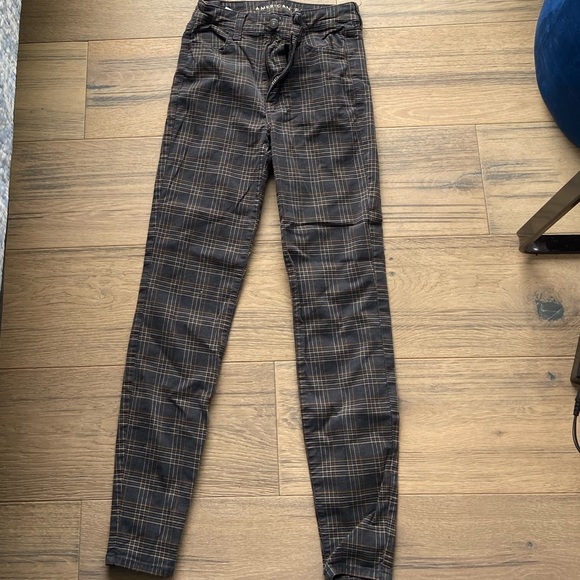 American Eagle Plaid Pants - Picture 1 of 2